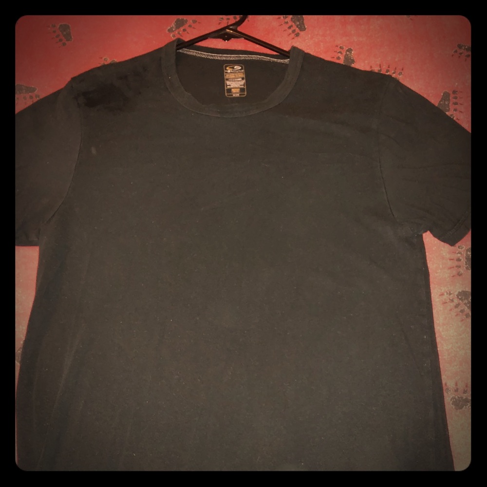 Comfortable tight fittin’ T-shirt.